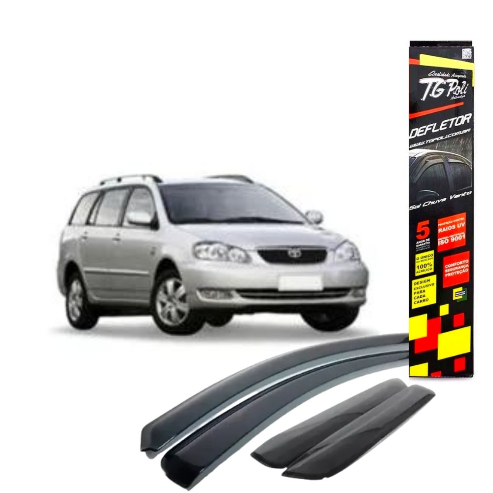 Calha de Chuva Defletor Fielder 2004/2008 - 4 Portas - TG POLI