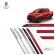 Friso Lateral Facão Strada Cabine Dupla Alto Relevo TOP MIX - Vermelho Monte Carlo