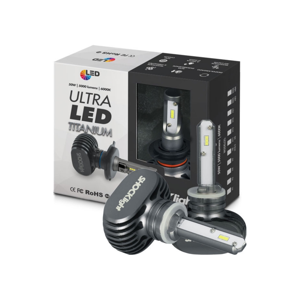 ULTRALED TITANIUM H27 6000K 12V 50W 5000LM - SLL-60027