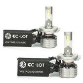 HEADLIGHT LED CC-LOT Black Diamond HB4 6000K 55W 9000LM R8 - YXF-F13-9006HB4