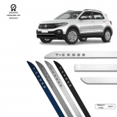 Friso Lateral Facão Alto Relevo T-Cross TOP MIX - Branco Puro