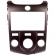 Moldura EXPEX 2Din - Cerato 2009/2012 Ar Analógico - Preto - EPX037